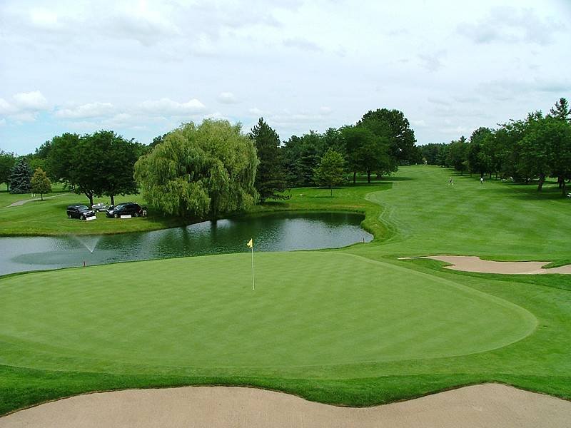Warwick Hills par-5 13th hole view