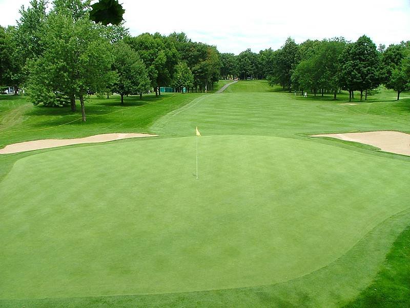 Warwick Hills short par-4 12th hole view