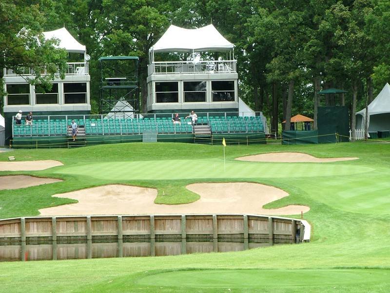 Warwick Hills par-3 17th hole view
