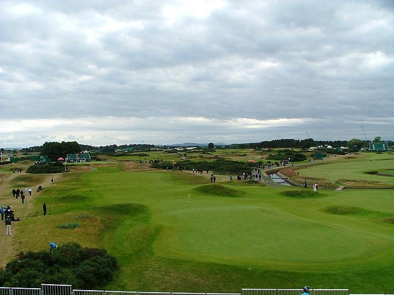 Carnoustie Championship Course hole 16 green