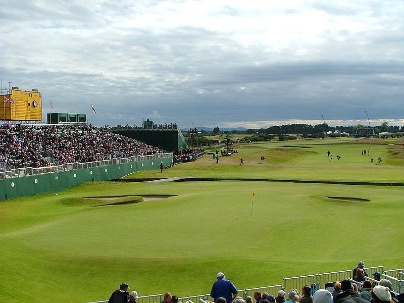 Carnoustie Championship Course hole 18 green
