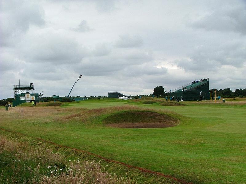 Carnoustie Championship Course hole 4 second shot