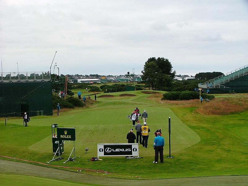 Carnoustie Championship Course hole 13 par-3 tee view