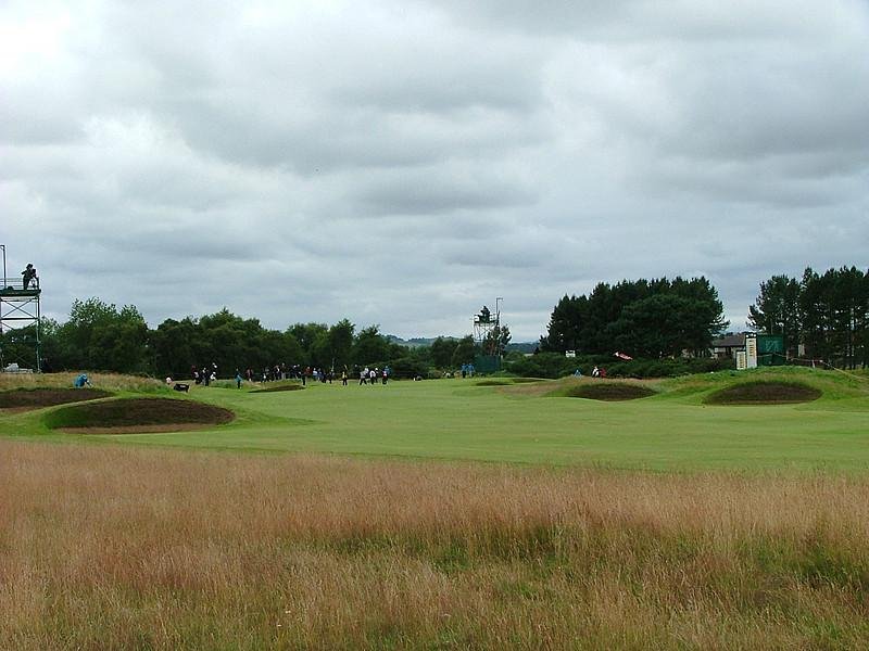 Carnoustie Championship Course hole 11 par-4 tee view