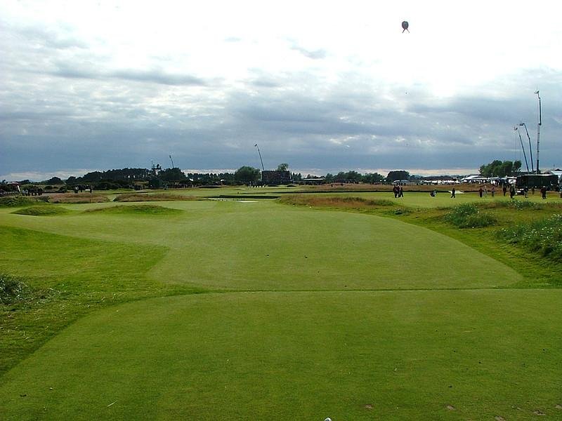 Carnoustie Championship Course hole 17 par-4 tee view