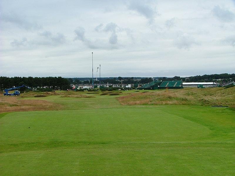 Carnoustie Championship Course hole 3 par-4 tee view