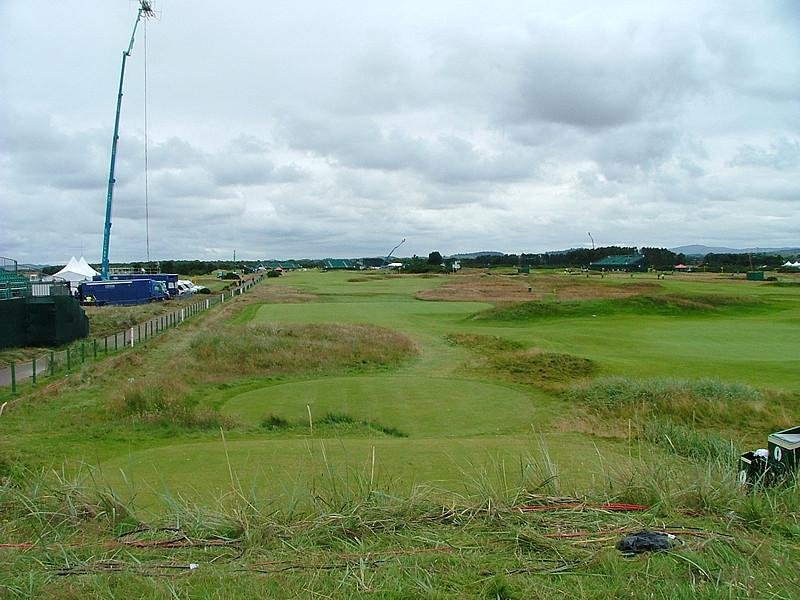 Carnoustie Championship Course hole 6 par-5 tee view