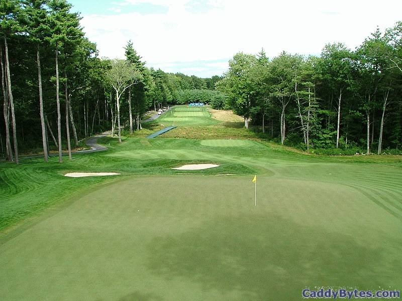 TPC Boston par-3 11th hole view