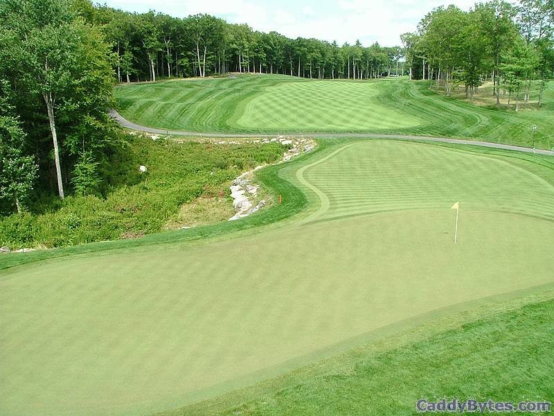 TPC Boston par-4 12th hole view