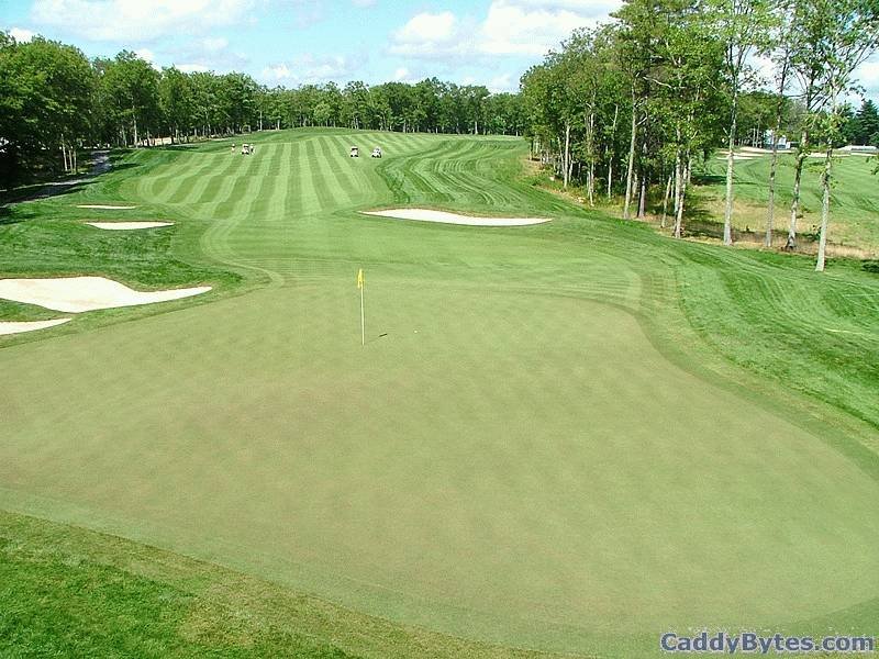 TPC Boston par-4 14th hole view