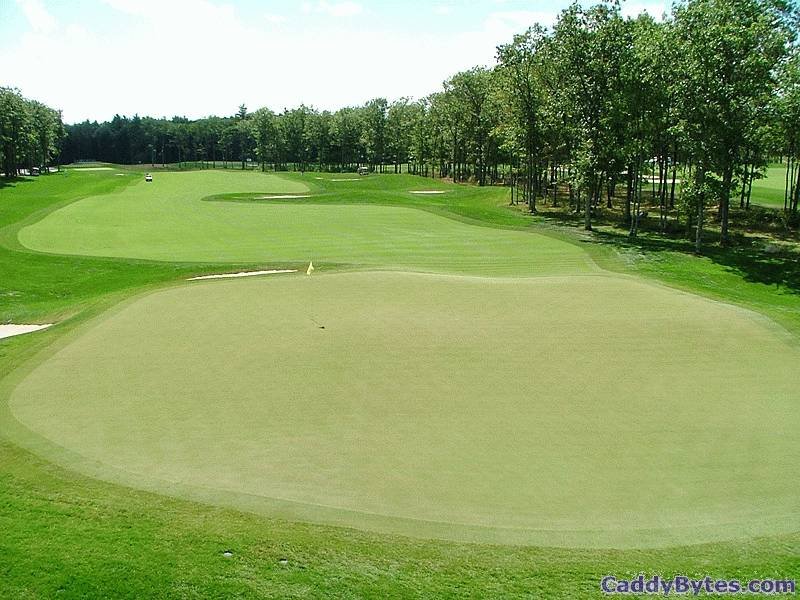 TPC Boston par-4 15th hole view