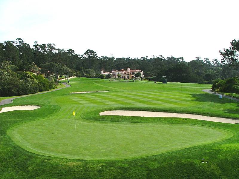 Pebble Beach Hole 12 green