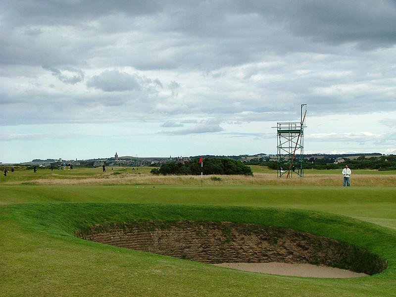 Old Course at St Andrews hole 12 last bunker