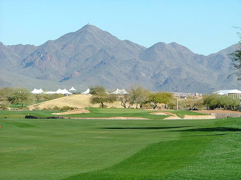 14th hole long second shot