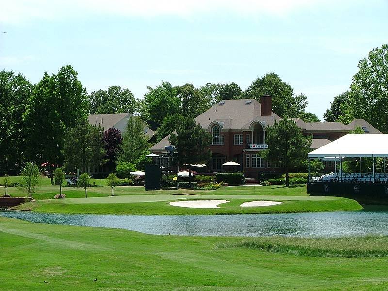 TPC Southwind hole 11 par-3 tee view